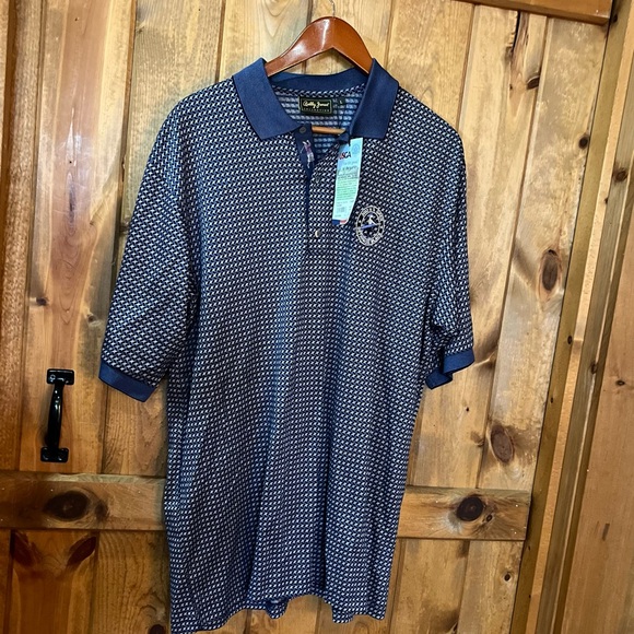 Golf polo USGA Bobby Jones Collection size Large New With Tags Navy - Picture 8 of 11